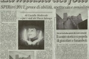 Rassegna stampa Spiritri - La notte degli artisti di strada